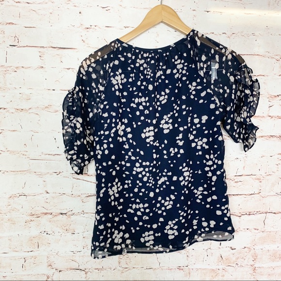 Madewell Memento Ruffle Sleeve Blouse - Picture 7 of 8